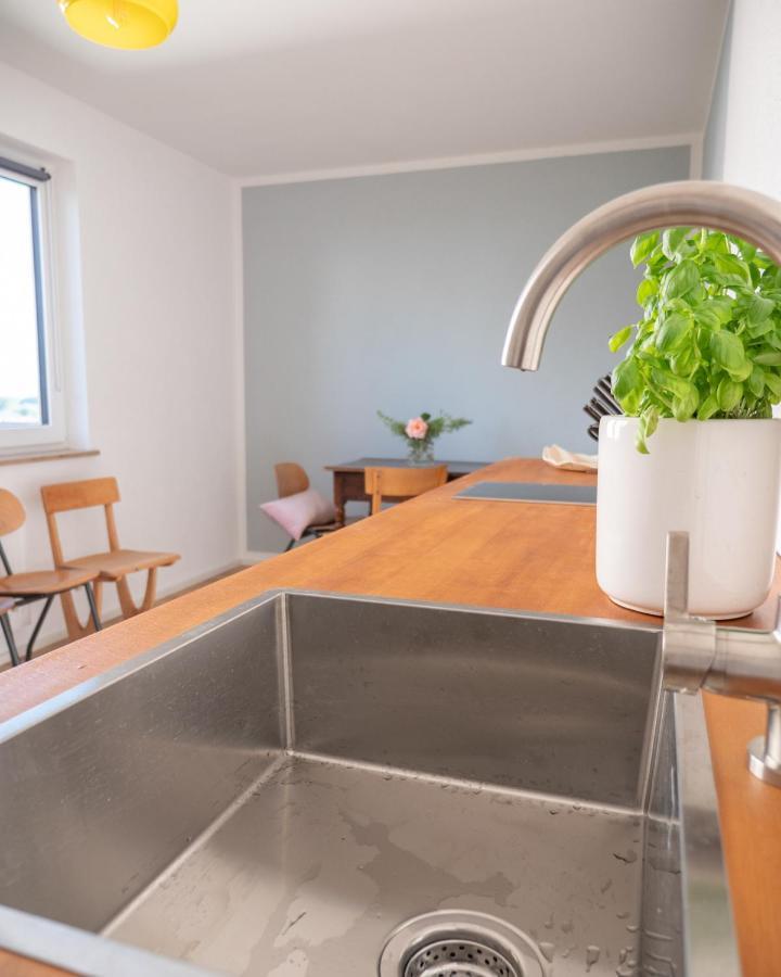 Design+Bodenseesicht=Zuhause Blau 马克多夫 外观 照片